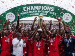 NPFL: Rangers Parade Trophy, Receive Cash, Land from Governor