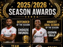 League Bloggers Awards 2026: Chidiebere Nwobodo Named NPFL Player of the Season as LBA Honours League Legends